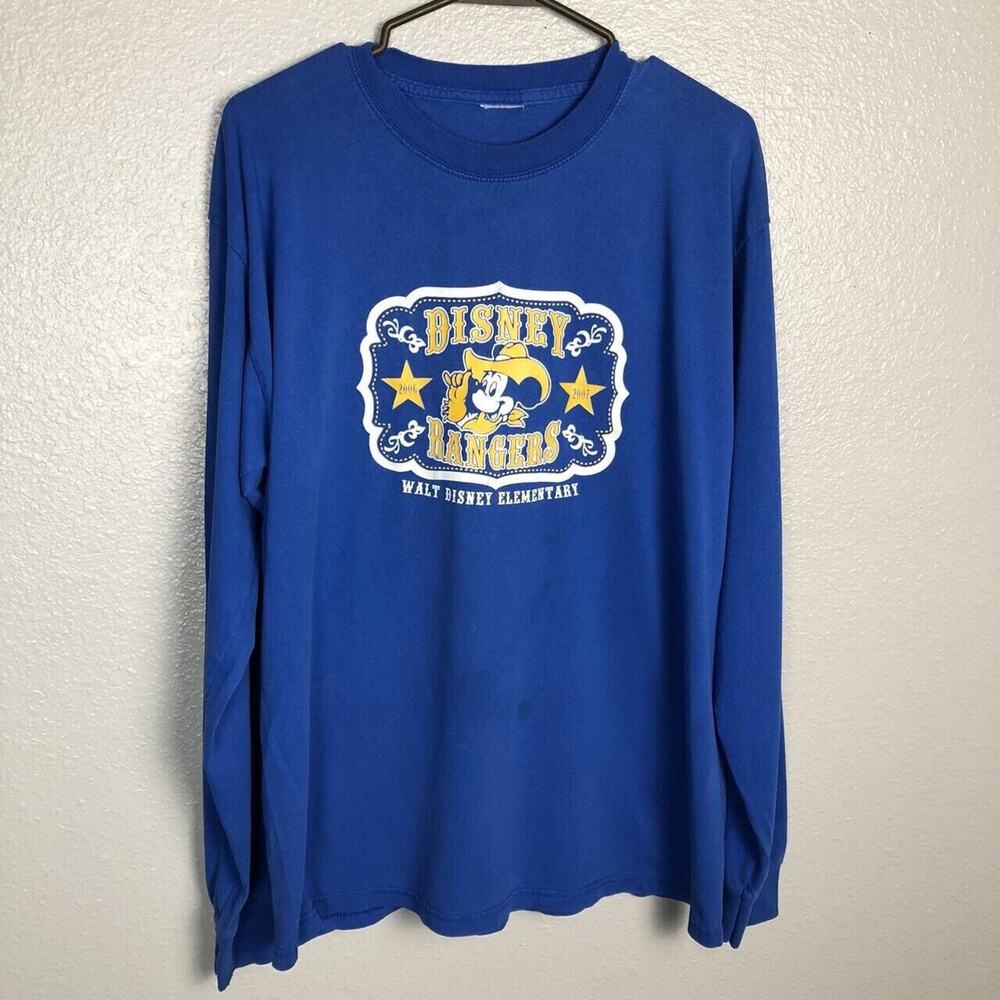 Approx Size XL Walt Disney Elementary Disney Rangers Mickey Shirt See Descript.